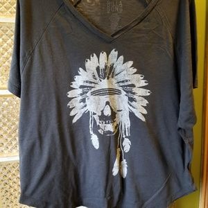 Billabong Skull Headdress oversized shirt L